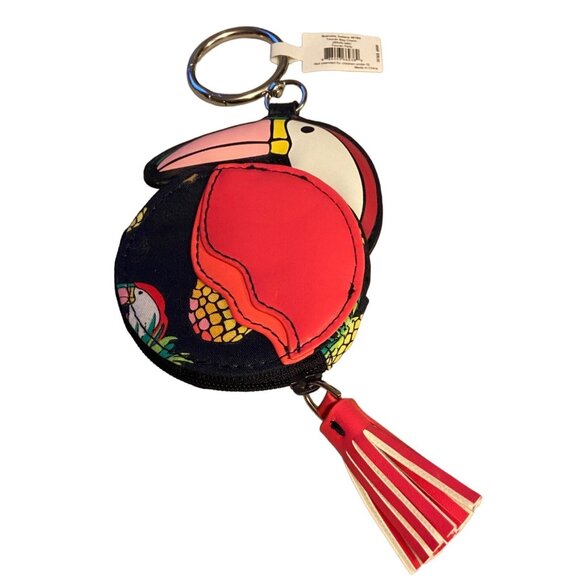 Vera Bradley Women's Toucan Bag Charm Toucan Party Coin Purse New with Tag R$39 - Picture 2 of 3